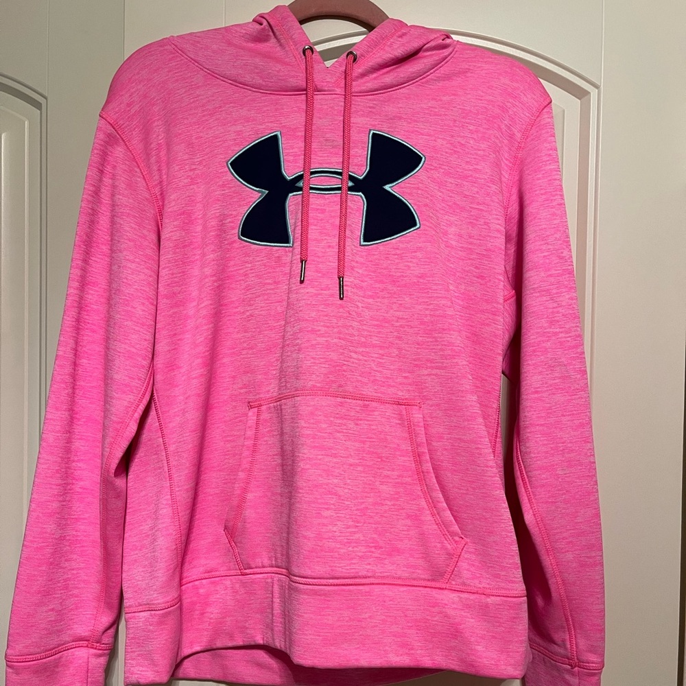 PINK UNDER ARMOUR HOODIE